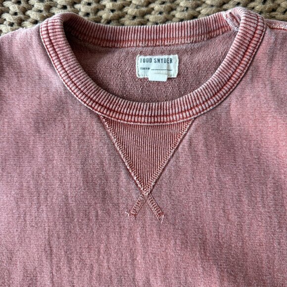 Todd Snyder x Champion Faded Red Sweatshirt – Size Large - Picture 2 of 9